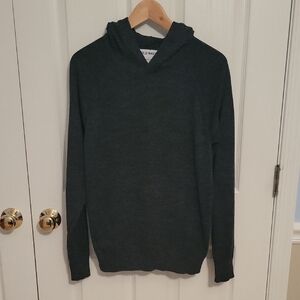 Old Navy Men's Dark Gray Hoodie Sweater